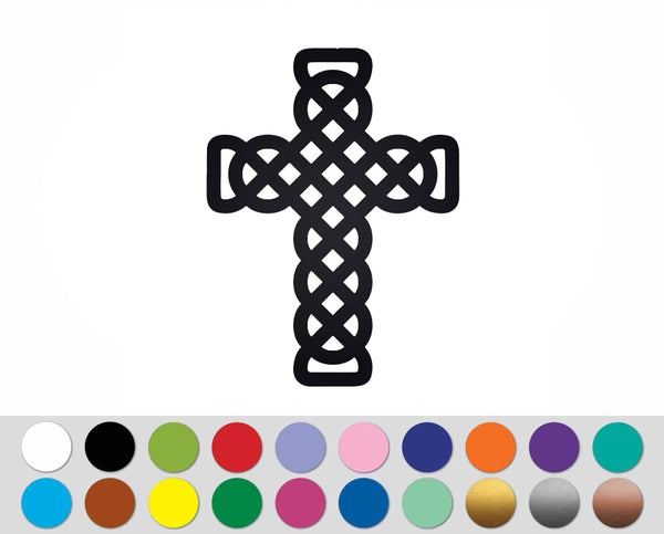 Celtic Cross Tattoo Christian bumper sticker decal